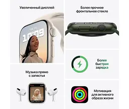 Смарт-годинник Apple Watch Series 7 GPS 45mm Red Aluminum Case with Red Sport Band [MKN93] [60283] - мініатюра 8
