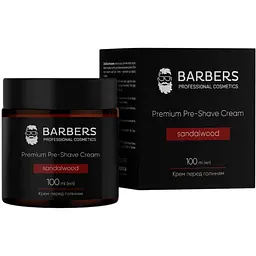 Крем перед голінням Barbers Pre-Shaving Cream Sandalwood 100 мл