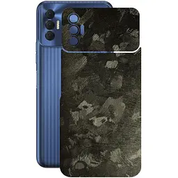 Защитная пленка StatusSKIN для Tecno Spark 8p KG7n Корпус Винил Кованый металл