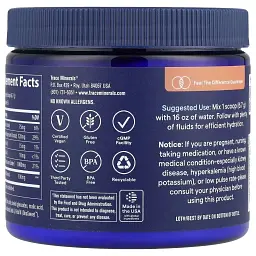 Вітамінно-мінеральний комплекс Trace Електроліти-кето, смак лимон і лайм, Keto Electrolyte Powder, 369 г (TMR00559) - мініатюра 2