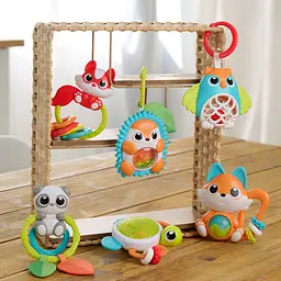 Іграшка-брязкальце Chicco Білка, 13х10х3 см (11594.00) - мініатюра 4