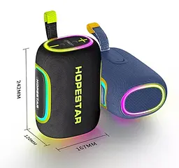 Портативна Bluetooth-колонка Hopestar H58 Чорний - мініатюра 3