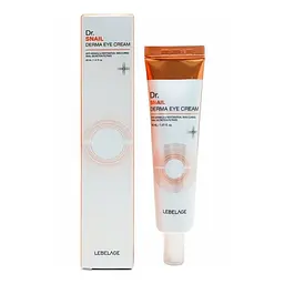 Крем LEBELAGE для шкіри навколо очей Dr. Snail Derma eye cream з муцином равлики 40мл