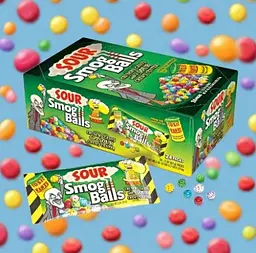 Кислі цукерки Toxic Waste Smog Balls 48г - мініатюра 5