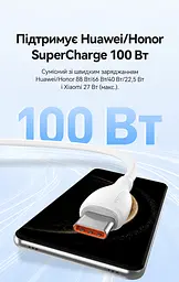 Кабель Vention CWBBH USB-A - USB-C 100 Вт 6 А 2 м чорний (CWBBH) - мініатюра 13