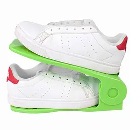 Підставка стійка для пари взуття органайзер SHOES HOLDER комплект на 2 пари зелений - мініатюра 4