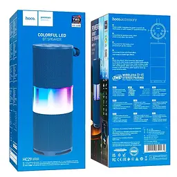 Акустика Hoco Halo sports BT speaker HC29 7.5W*2 синя - мініатюра 2