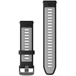 Ремінець для Garmin Forerunner 965 Whitestone/Powder Gray with Silver Hardware 22mm - мініатюра 2