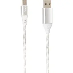 USB кабель Gelius Pro LED RGB GP-UC06m MicroUSB Silver - мініатюра 2