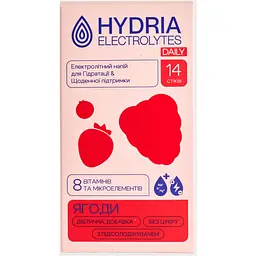 Електроліти Hydria Electrolytes Perform 5 г х 14 стіків ягоди