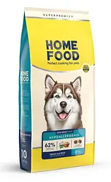 Гіпоалергенний корм для собак великих порід Home Food з фореллю та рисом 10кг