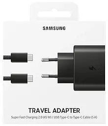 Зарядний пристрій Samsung 45W PD чорний EP-TA845XBEGRU