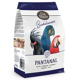 Корм для великих папуг Ара та Какаду Deli Nature Birdelicious Parrots Pantanal Делі Натюр повнораціонний 2 кг