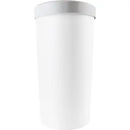 Відро для сміття MBM My Home вузьке без кришки 10 л біле (BIN-08 10L WHITE) - мініатюра 3