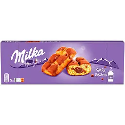 Бісквіт Milka Soft & Choc з шоколадною начинкою 175 г