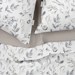 Комплект постільної білизни Cosas полуторний STEPPE FLOWERS 160 x 220 см (FoliageBeigeGrey_84Quartz_160) - мініатюра 3