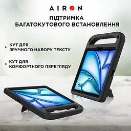 Защитный чехол из EVA AIRON Premium для iPad Pro 11 / Air 11 2024, черный - мініатюра 6