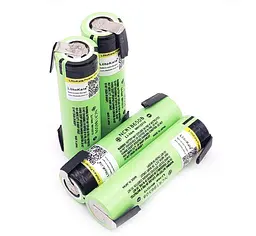 Акумулятор з нікелевими контактами Panasonic Liitokala NCR18650B 3400mAh 3.7 V (з напайками) - мініатюра 3
