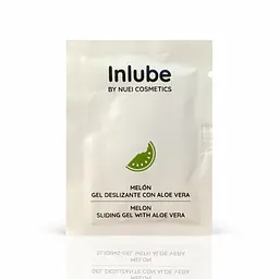 САШЕТ Їстівний лубрикант на водній основі смак: диня INLUBE, 5 мл Nuei (Іспанія) Nuei SNU513550 102961