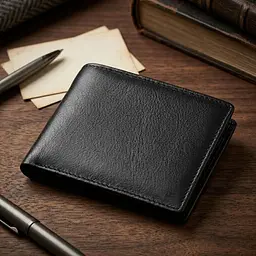 Чоловічий купюрник ST Leather 18305 (ST159) чорний шкіряний - мініатюра 4