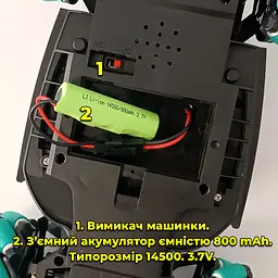 Машинка на радіокеруванні Racing Стиль Формула-1, пускає пар, світиться - мініатюра 8
