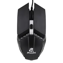 Клавіатура та миша Jeqang JK-968 USB кабель 1.4 м чорна (ЦЦУ-00033924_411) - мініатюра 3