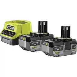 Набір RYOBI акумулятор + зарядний пристрій ONE+ RC18120-240X 18 В 2х4 Агод 5133005092