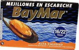 Мідії BayMar в маринаді 120 мл (8425930016099)