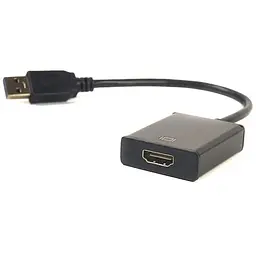 Перехідник USB 3.0 M to HDMI female PowerPlant (CA910373)