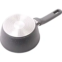 Ківш Kamille алюмінієвий з кришкою 1.2 л (KM-4282GR) - мініатюра 2