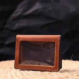 Практична обкладинка на автодокументи у вінтажній шкірі Серце Grande Pelle 16711 світло-коричнева - мініатюра 9