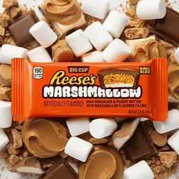 Шоколадні цукерки Reese's Big Cup Marshmallow Peanut Butter Cups 79г - мініатюра 6