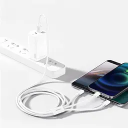 Кабель Baseus Superior Series Cable USB to Type-C/Lightning/MicroUSB 3.5A 1.5m CAMLTYS-02 White - мініатюра 5