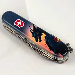 Ніж Victorinox Climber Zodiac 91мм 14функ Дракон в променях сонця - мініатюра 2