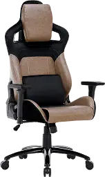 Геймерське крісло GT Racer чорне з коричневим (X-2420 Black/Brown) - мініатюра 2