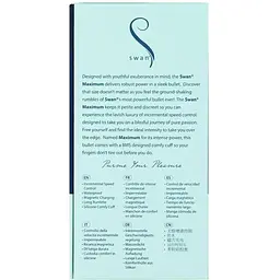 Віброкулька Swan Maximum + Comfy Cuff Blue - мініатюра 10