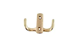 Гачок меблевий настінний монтаж подвійний FZB 03-13 SN (сатин)