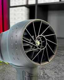 Портативний турбовентилятор Jetfan mini turbo jet Fan / Швидкісна повітродувка на акумуляторі 1500 mAh - мініатюра 4