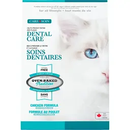 Беззерновий сухий корм Oven-Baked Tradition Dental Care повністю збалансований для котів зі свіжого м'яса курки 4.54 кг 