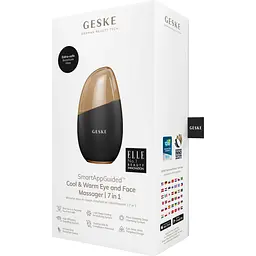 Масажер для очей та обличчя GESKE Cool & Warm Eye and Face Massager 7 в 1 сірий - мініатюра 5