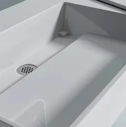 Умивальник Rea Archi 75 white накладний підвісний REA-U4300, Білий - мініатюра 4