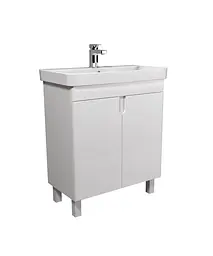 Тумба Мойдодир Simple White 70-U умивальник River 70 Білий універсальна Білий - мініатюра 3