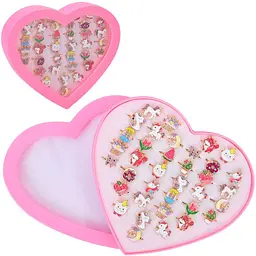 Каблучка A-Toys метал мікс (набір 36 шт) A8584