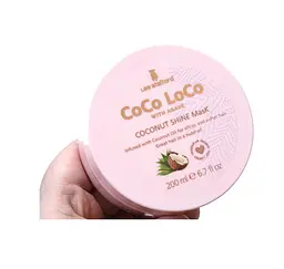 Маска для сяйва волосся з кокосовою олією Coco Loco Coconut Shine Mask Lee Stafford 200 мл - мініатюра 4
