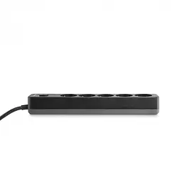 Мережевий подовжувач Videx Oncord з/з 5 п 3 м (3x1.5 мм) з кнопкою чорний (VF-PD53G-B) - мініатюра 3