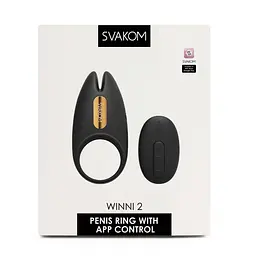 Ерекційне віброкільце Svakom Winni 2, керування зі смартфона, пульт ДК - мініатюра 8