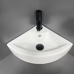 Умивальник VBI Fano white накладний підвісний VBI-015612, Білий - мініатюра 2