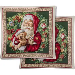 Наволочка гобеленова Lefard Home Textile Dominic lurex 47х47 см (716-206) - мініатюра 2