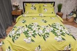 Комплект постільної білизни Moon&Star Бязь Gold Люкс Wisteria сімейний 160х220х2 наволочки 4х50х70 - мініатюра 5