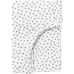 Простирадло Cosas на резинці 120х200 grey dots, графіт (GreyBlots_120x200x20)